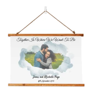 Custom Special Occasion Water Color Wall Tapestry