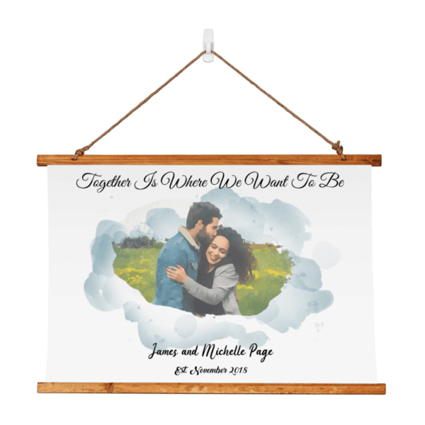 Custom Special Occasion Water Color Wall Tapestry
